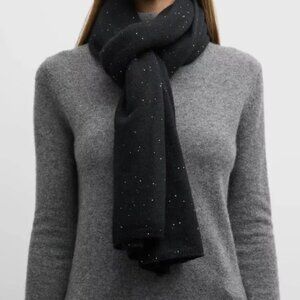 Sofia Cashmere All-Over Sequin Cashmere Scarf